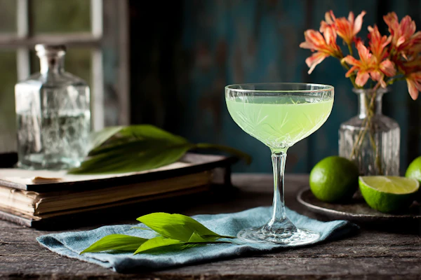 Green Cocktail Still Life