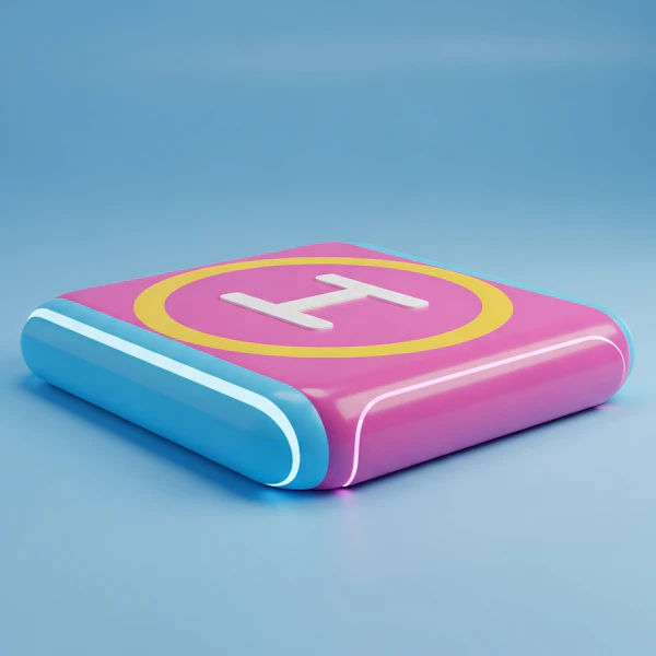 Futuristic Pink Platform