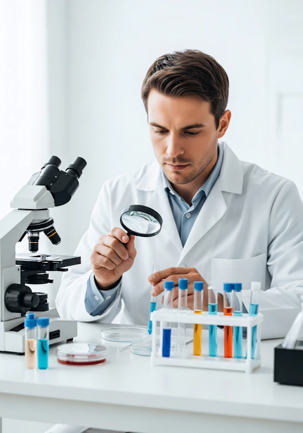 Scientist in Lab