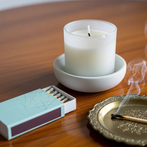 Serene Candle Setup