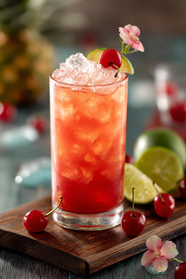 Tropical Cocktail Display