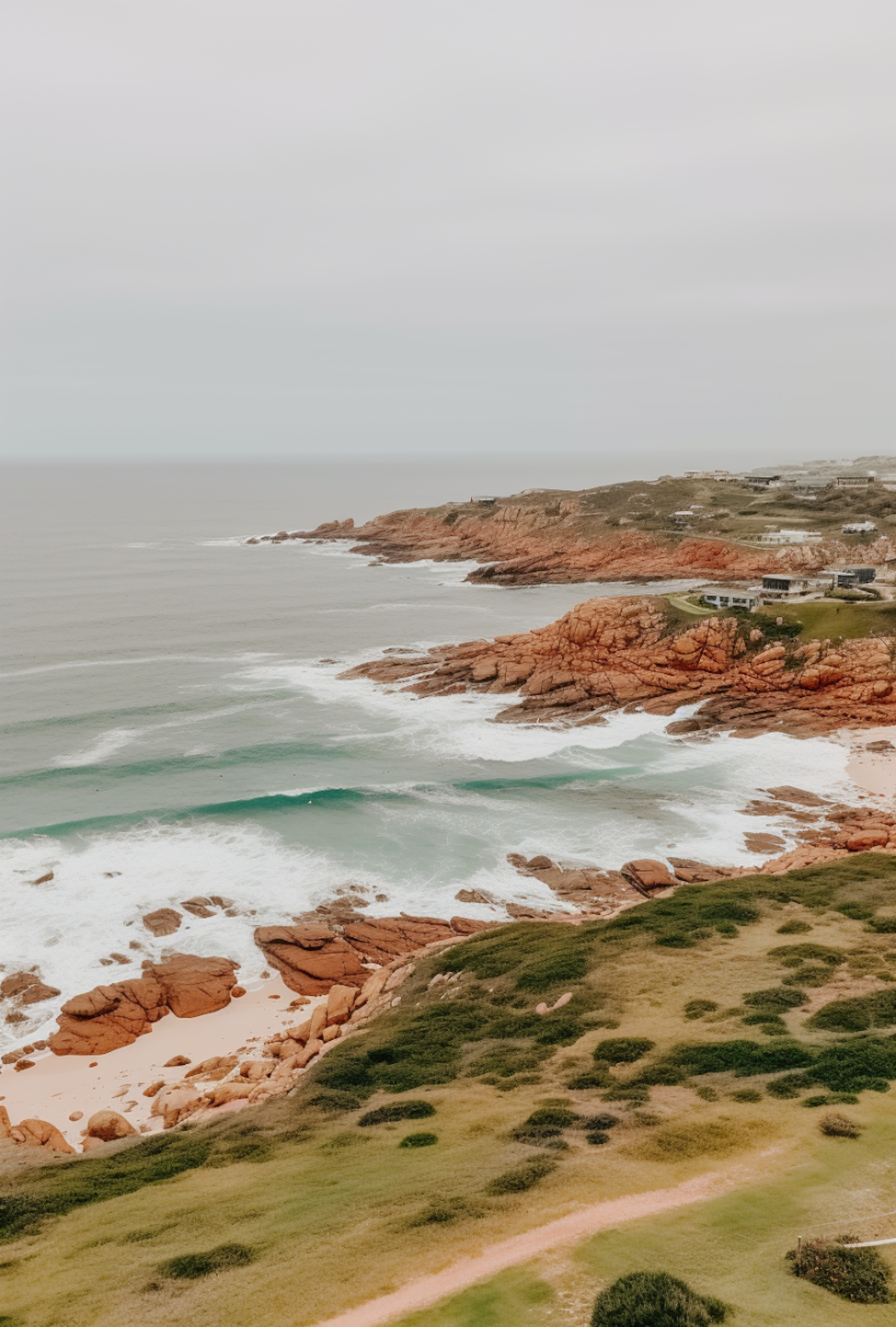 Tranquil Coastline Cliffs