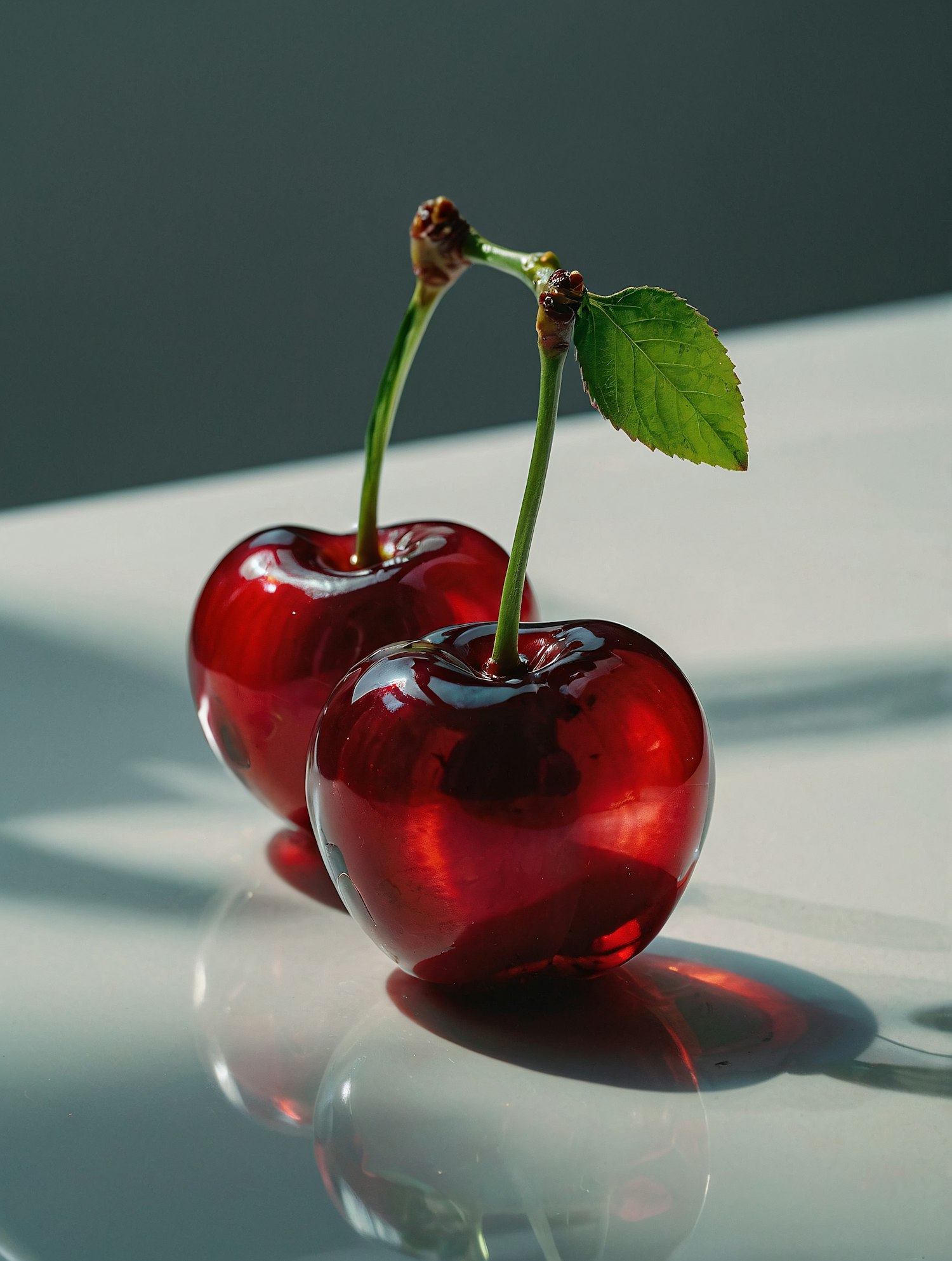 Glossy Red Cherries