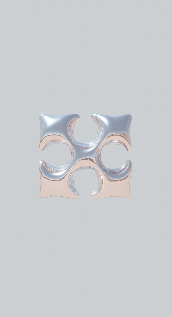 Futuristic Metallic Star