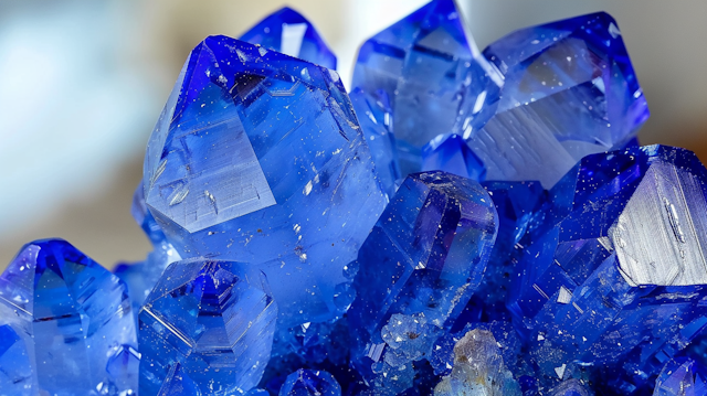 Vibrant Blue Crystals