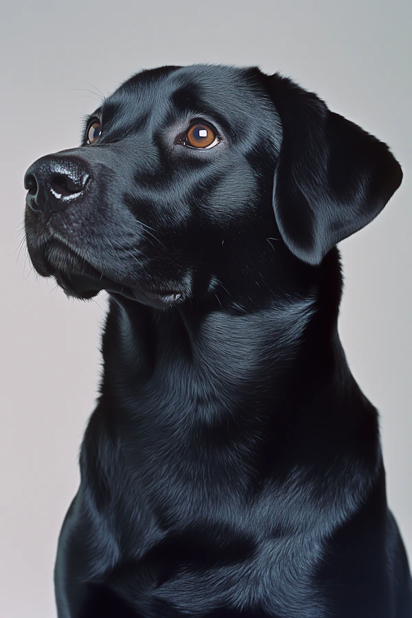 Black Labrador Portrait