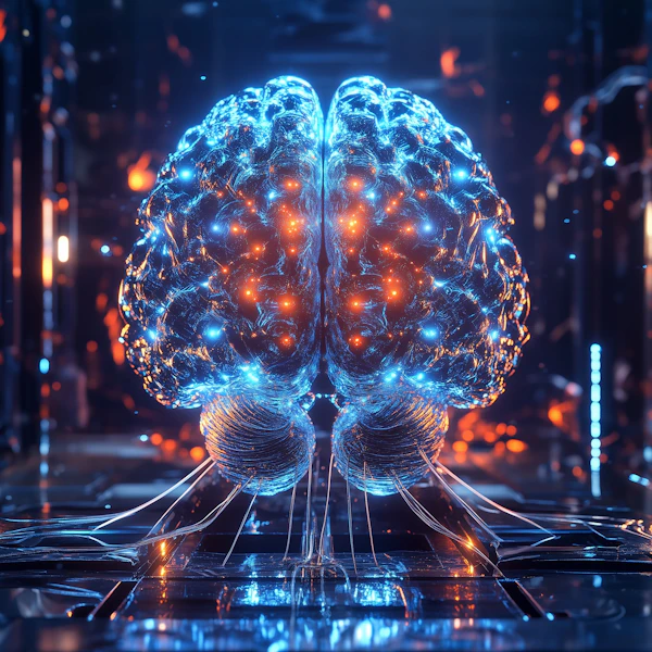 Futuristic Neural Brain