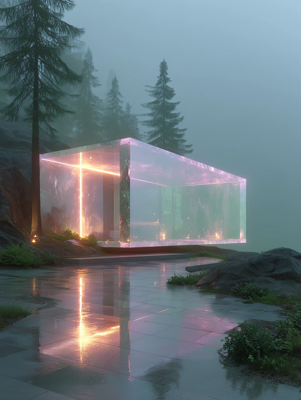 Futuristic Forest Retreat