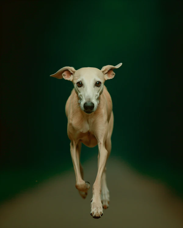 Graceful Running Dog
