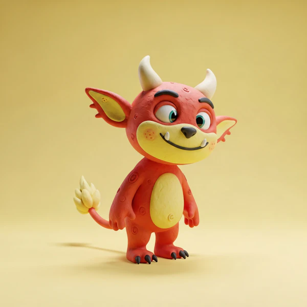 Whimsical Clay Creature