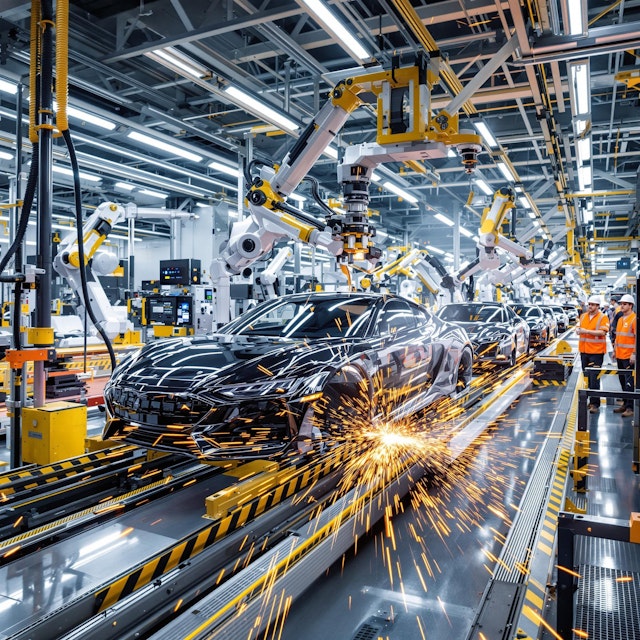 Modern Car Assembly Line