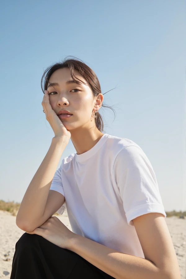 Contemplative Woman Outdoors