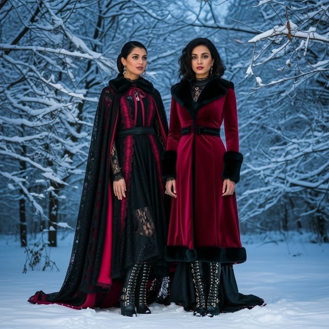 Elegant Winter Portrait