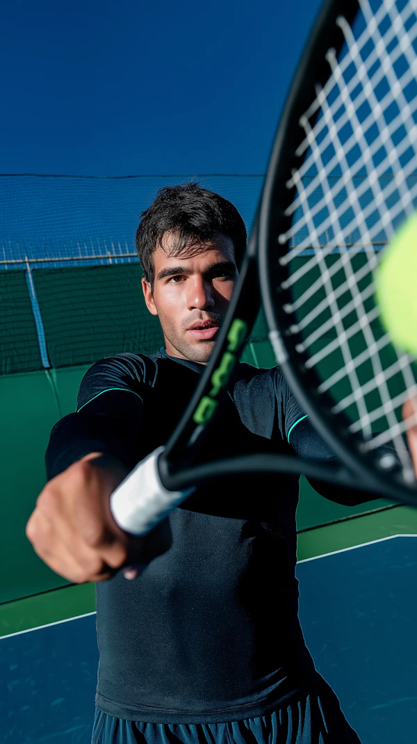Tennis Action Shot