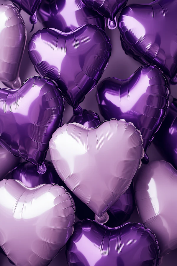 Purple Heart Balloons
