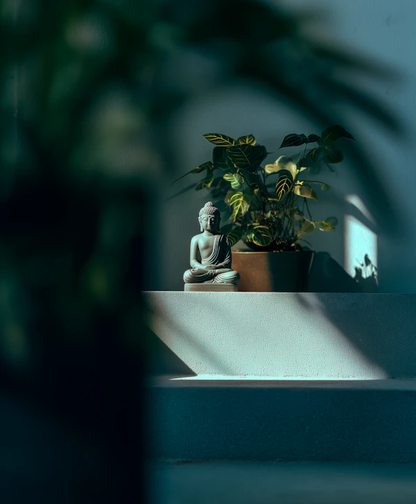 Serene Buddha Scene