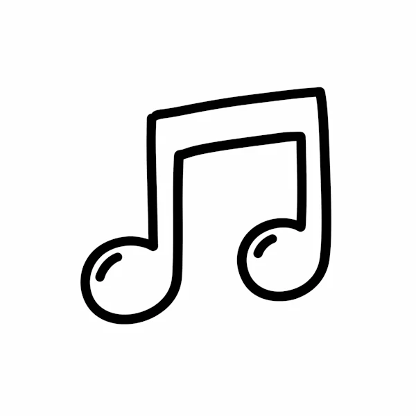 Cartoon Musical Note