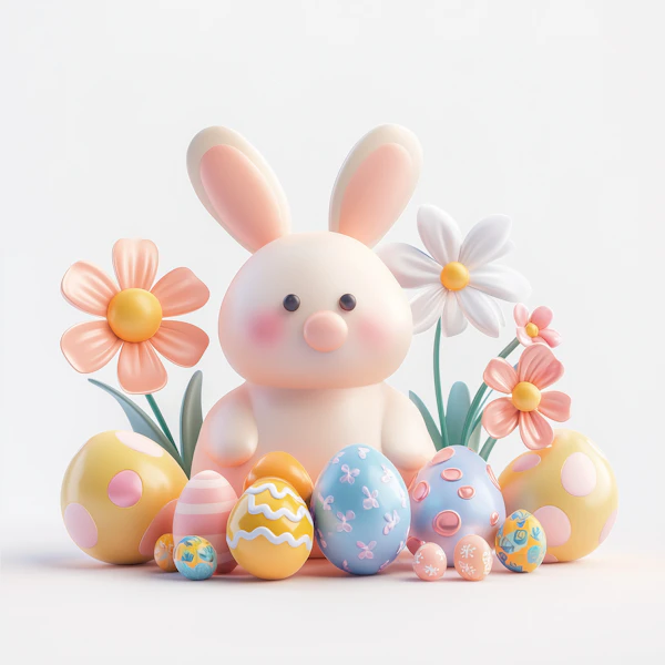 Easter Bunny Scene