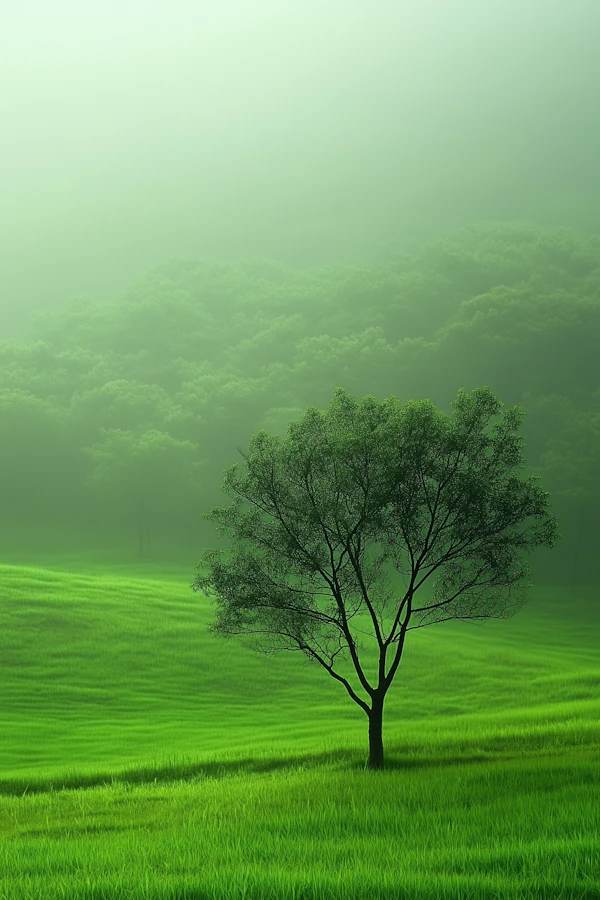 Serene Green Landscape