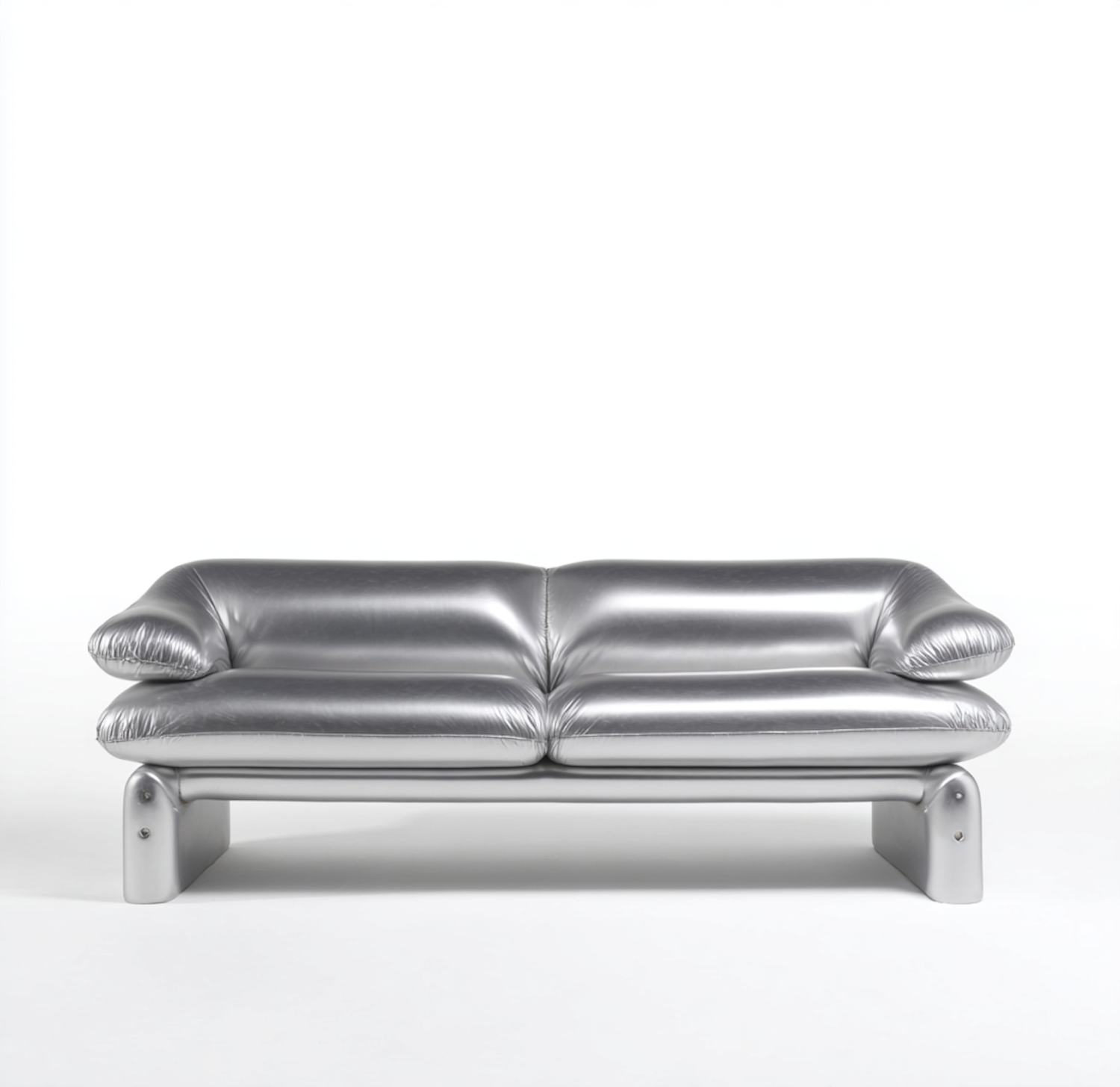 Modern Metallic Sofa