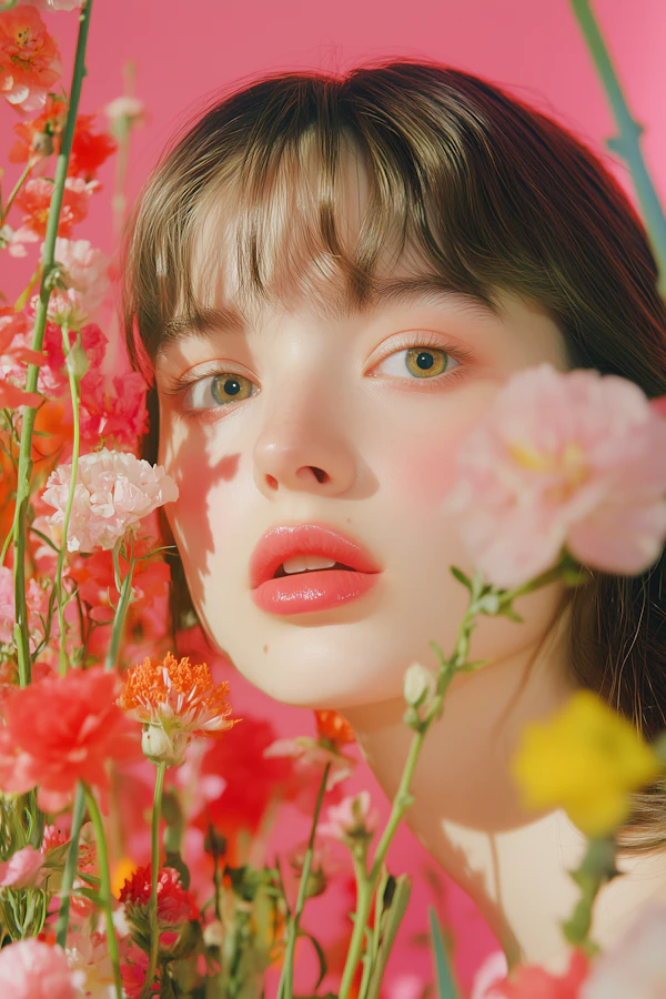 Floral Portrait Beauty