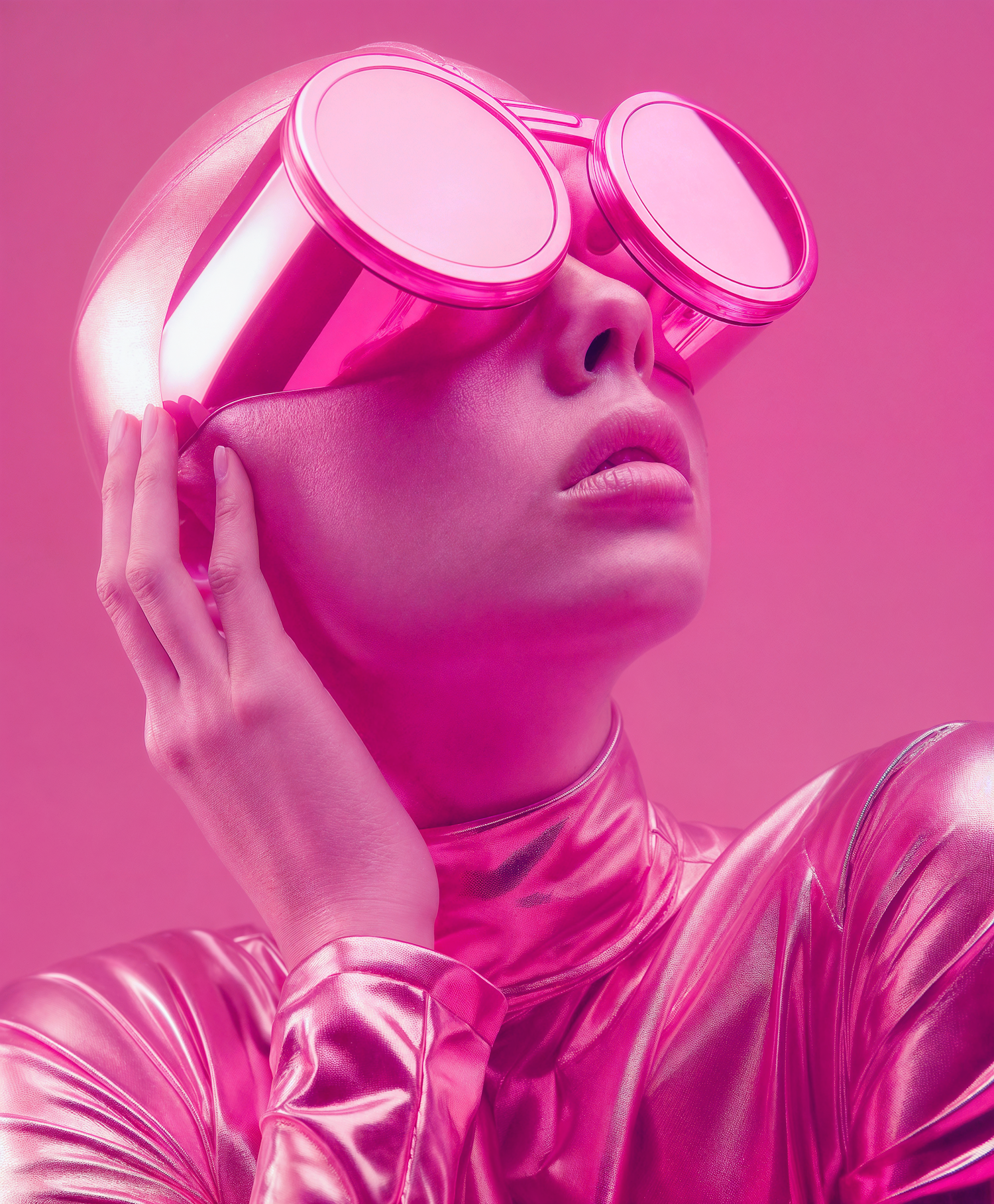 Futuristic Pink Fashion