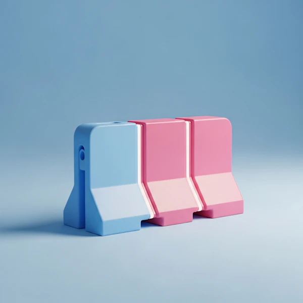 Pastel Geometric Display