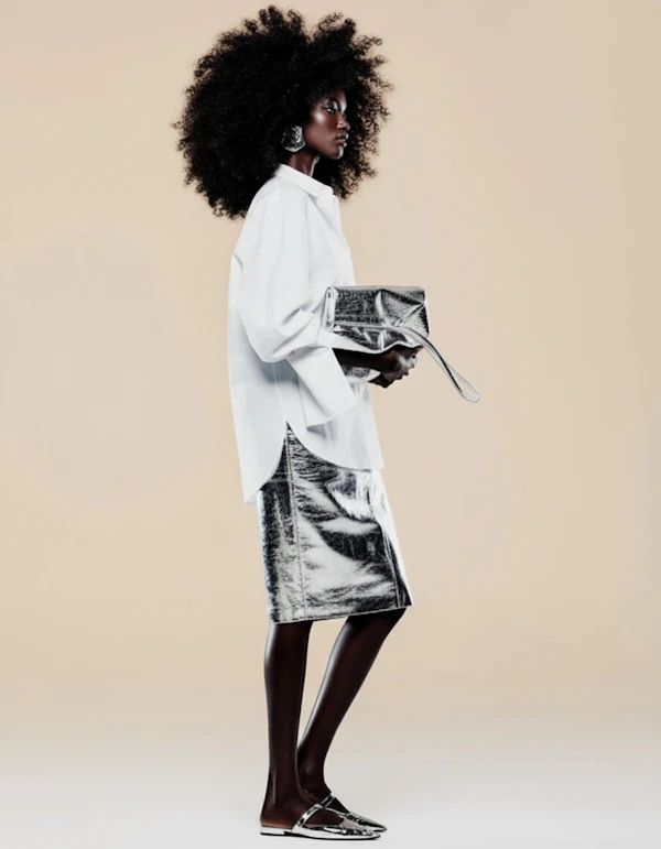 Stylish Metallic Outfit