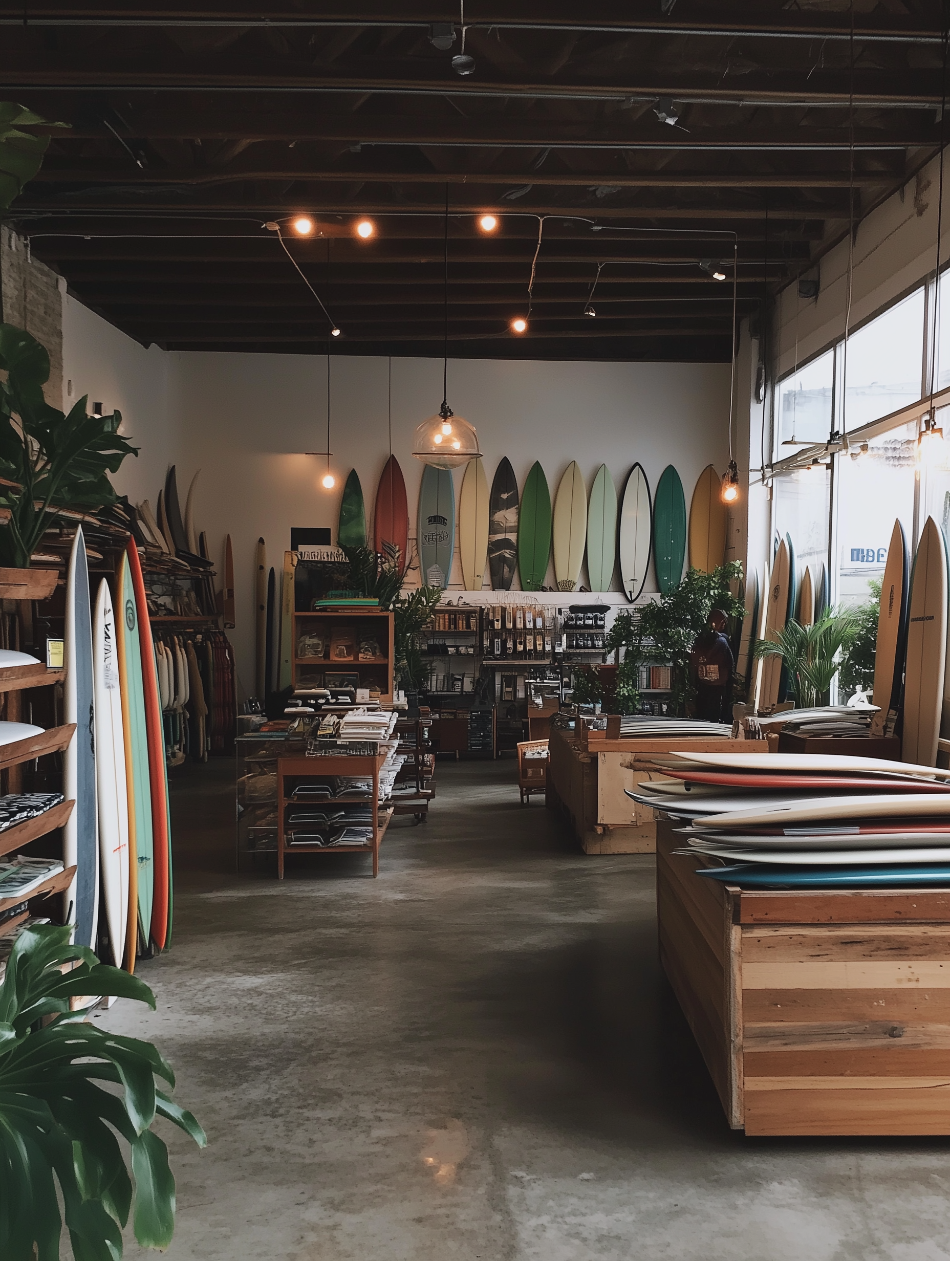 Stylish Surf Shop Interior Photo on Lummi
