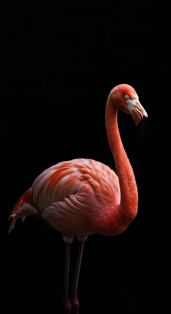 Elegant Flamingo Portrait