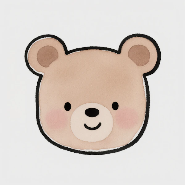 Adorable Bear Illustration