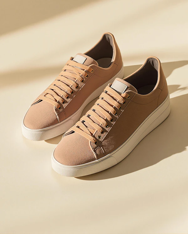 Minimalist Beige Sneakers