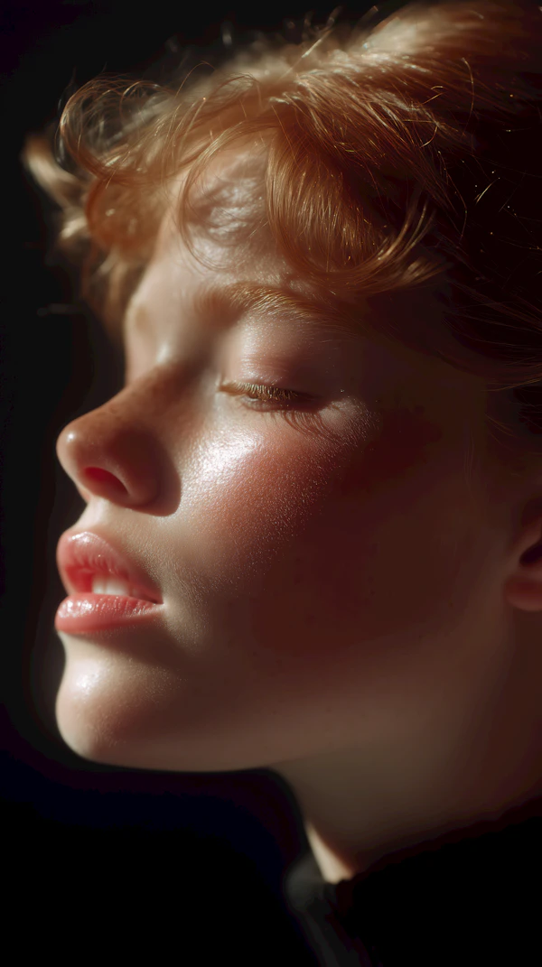 Serene Redhead Portrait
