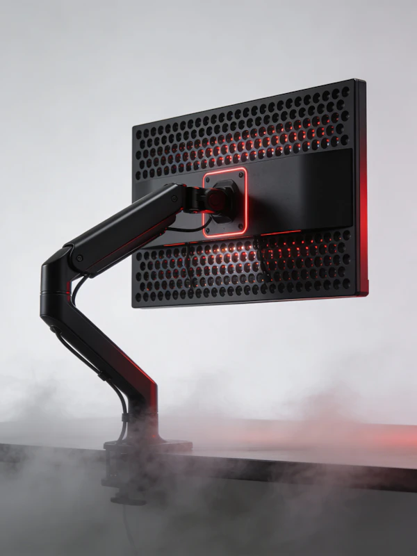 Futuristic Monitor Setup