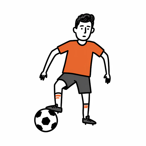 Soccer Player Cartoon