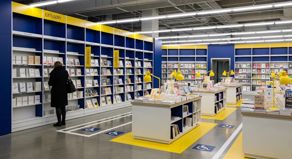 Modern Bookstore Interior