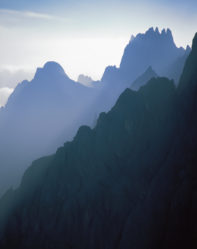 Serene Mountain Vista