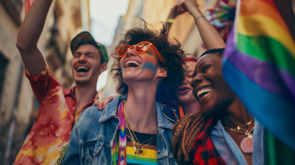 Joy at Pride Parade