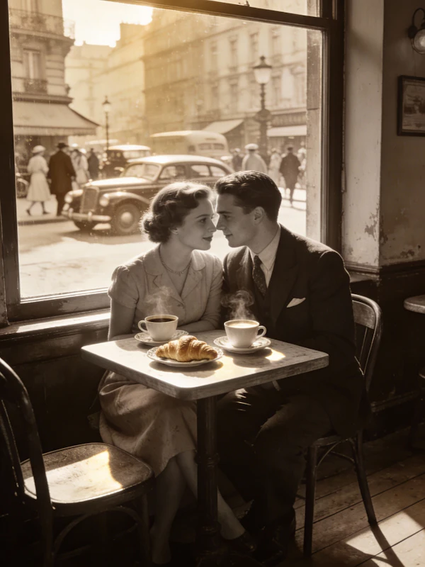 Vintage Café Moment