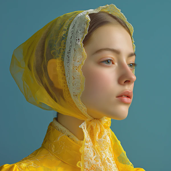 Woman in Yellow Headscarf