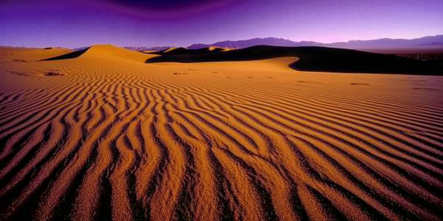 Desert Landscape at Sunrise