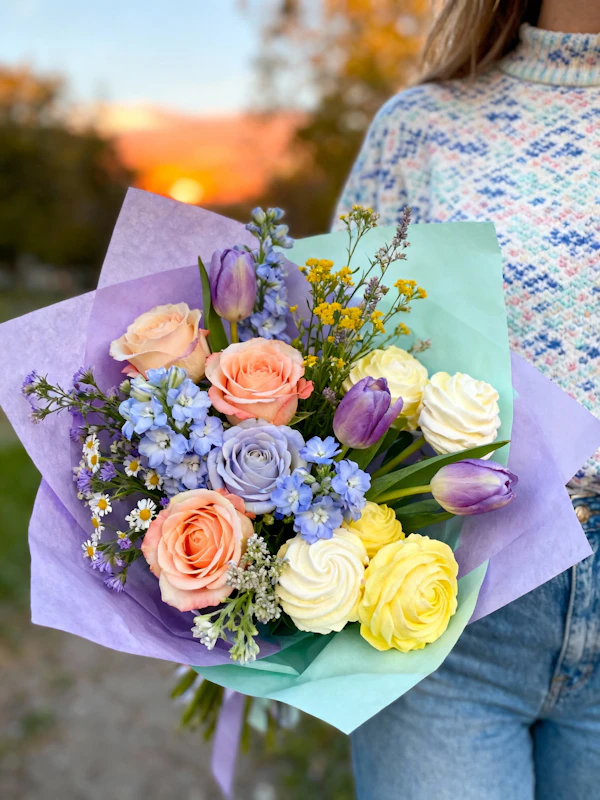 Bouquet at Sunset