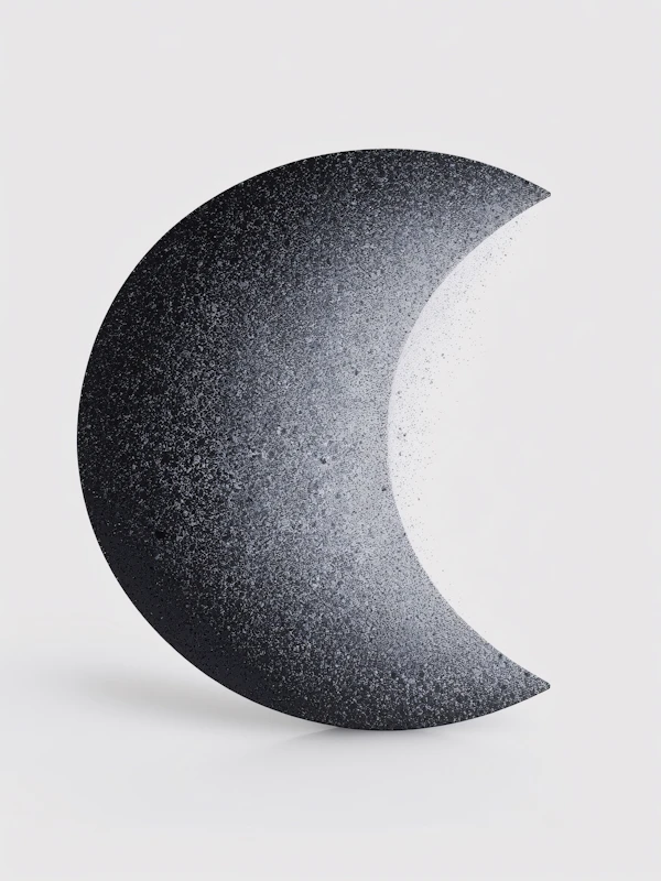 Gradient Crescent Art