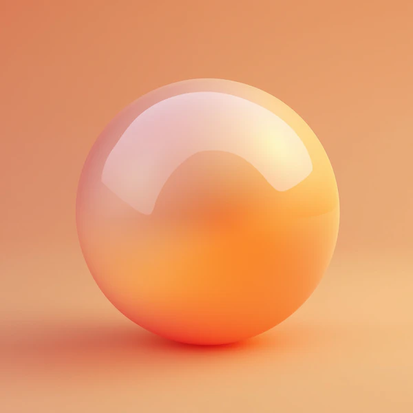 Glossy Gradient Sphere