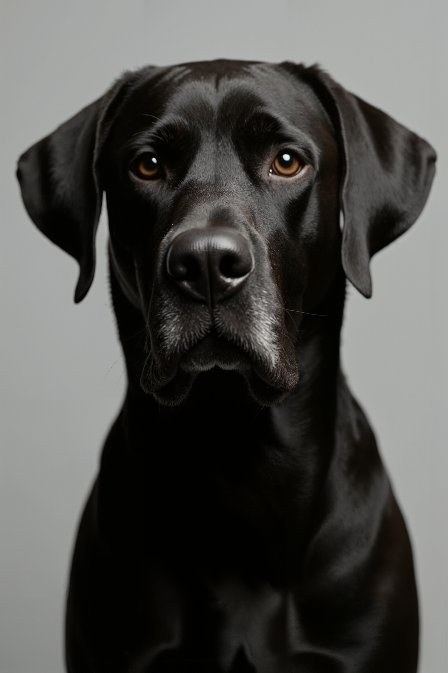 Black Labrador Retriever Portrait