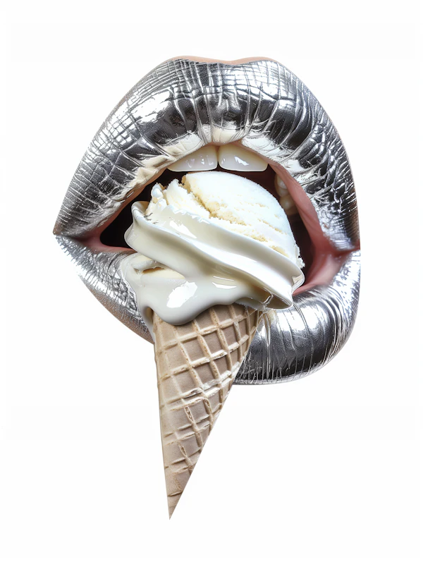 Metallic Lips & Ice Cream