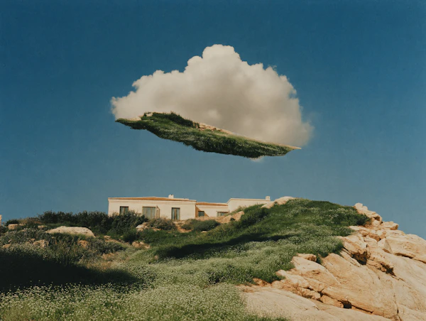 Surreal Floating Landscape