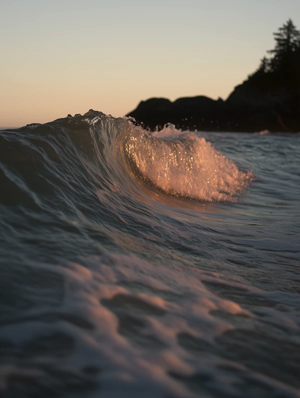 Golden Ocean Wave