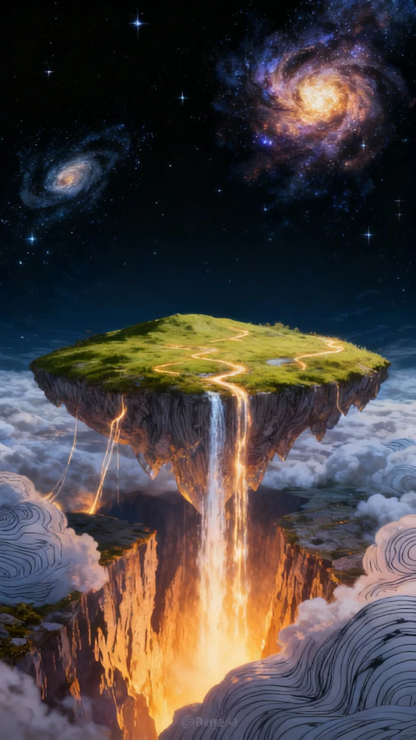 Floating Cosmic Island