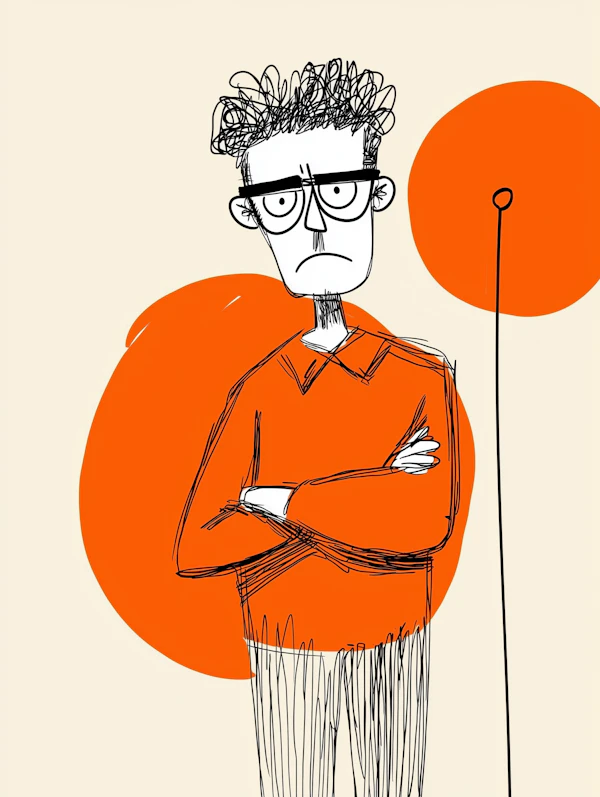 Stylized Cartoon Character Illustration
